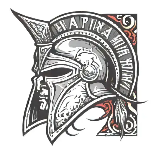 Spartan Helmet And No Fear