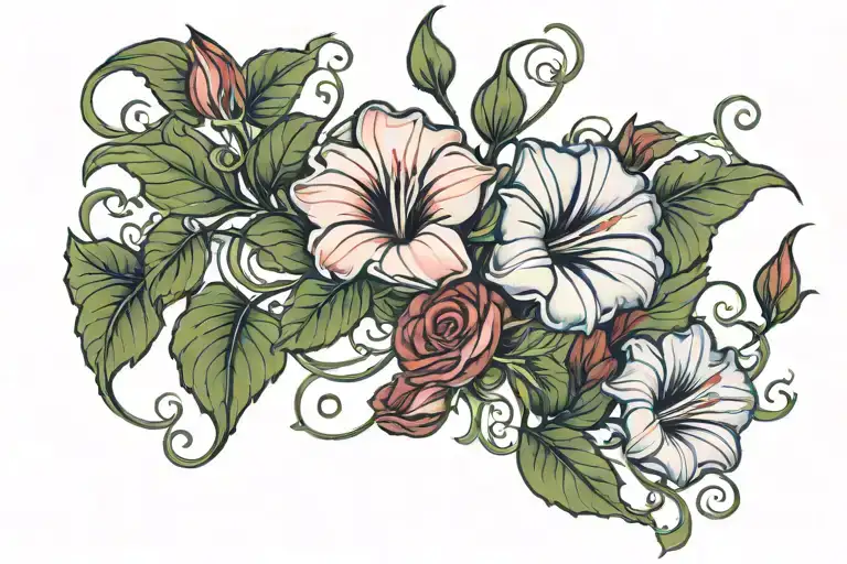 Bloody Morning Glory Vine