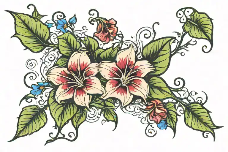 Bloody Morning Glory Vine