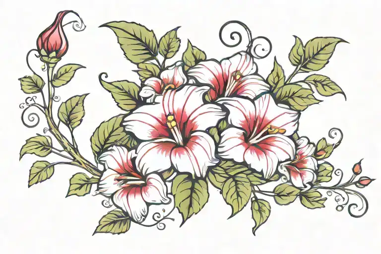 Bloody Morning Glory Vine