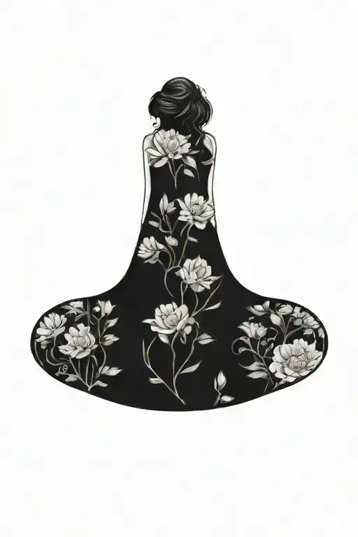 Symmetrical Flower Garden