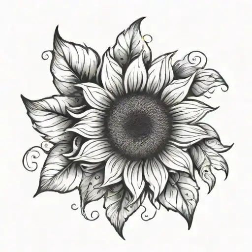 A Sunflower Shaped Liked A Pawprint