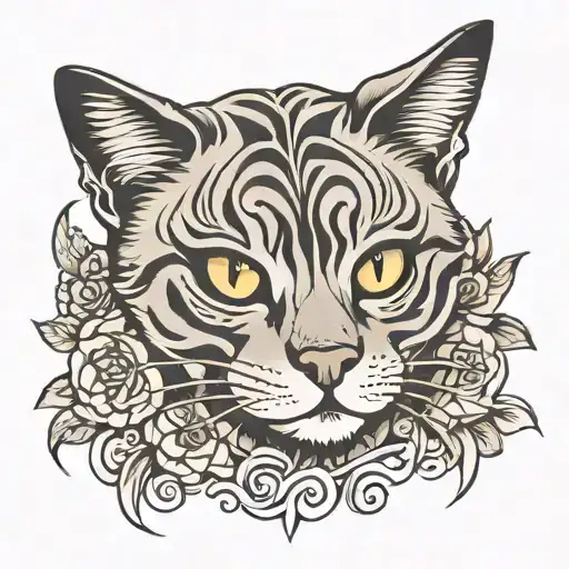 Cat Mafia Symbol Incorporated Representing The Client's Love