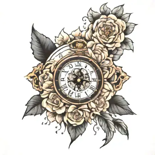 Flower Clocks And Black Eyes