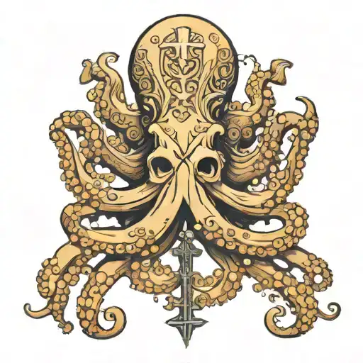Octopus Holding Cross