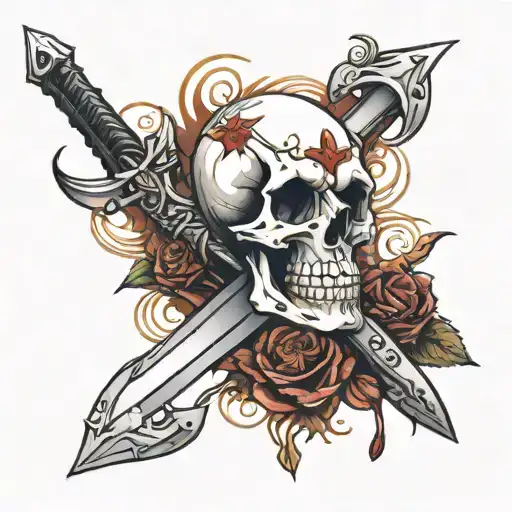 Skull And Sword Piercing
