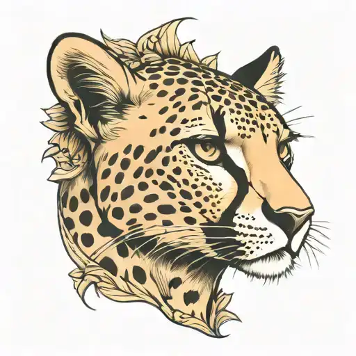 Female Cheetah Looking Back