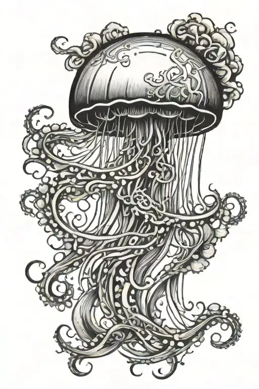 Jellyfish With Words Its Beautiful Even If It Stings