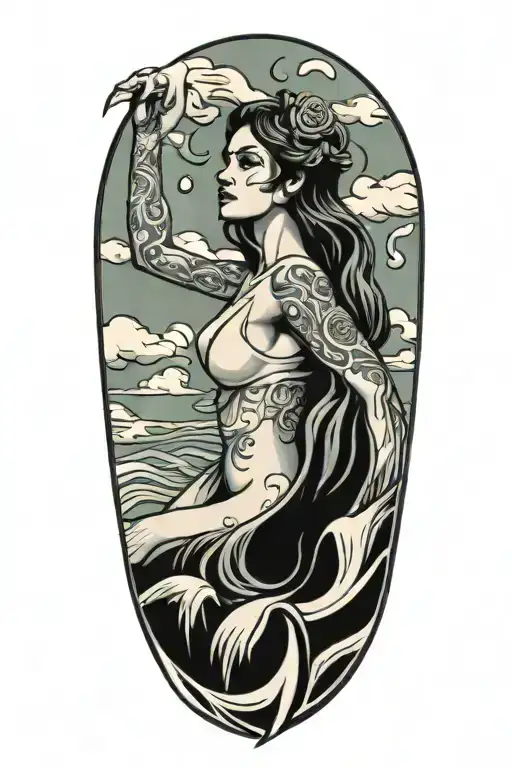 Arm Rising From Water