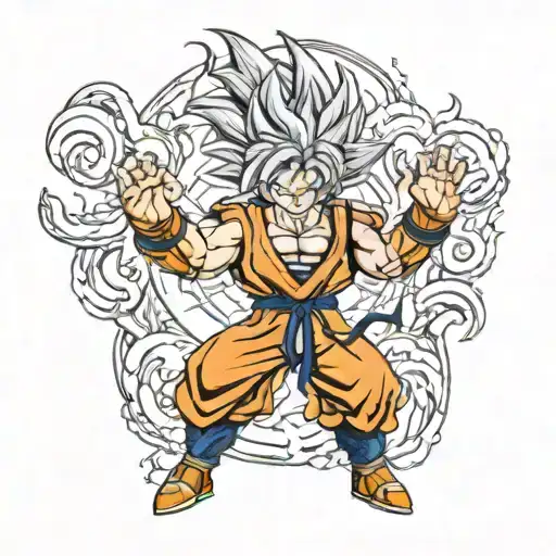 Goku For Dragon Ball Z Fighting Zeus