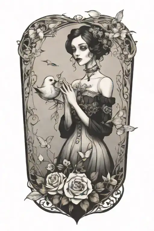 Emily Dickinson Tim Burton Style