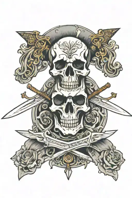 Skull And A Sword