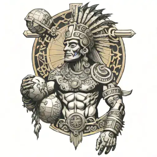Aztec Atlas Holding The World