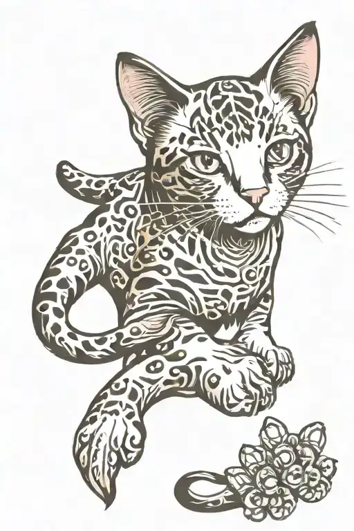 3 Sets Cat Paws Wrap Arm Cute Style