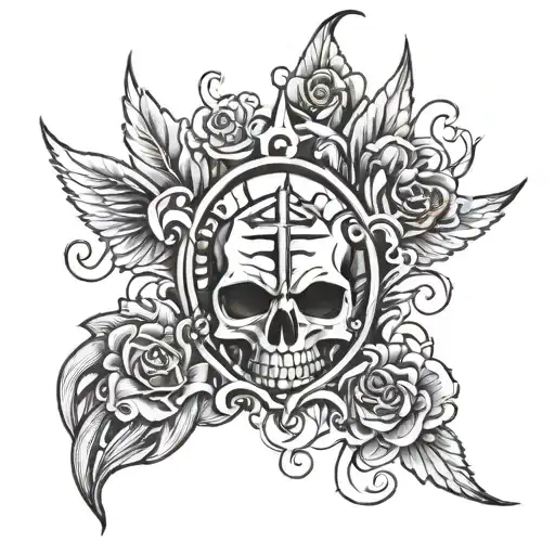 Christian Tattoos On Full Hand