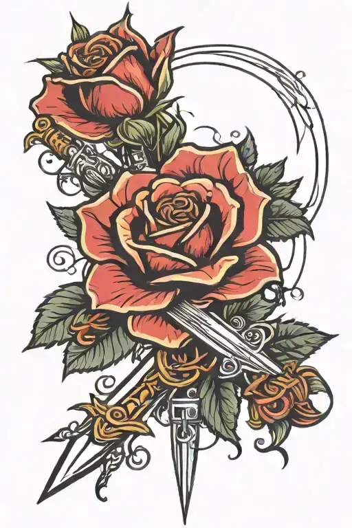 Rose And Dagger