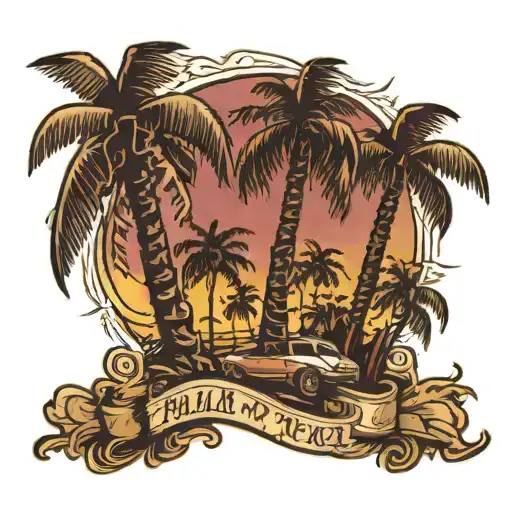 Palm Tree And Scarface