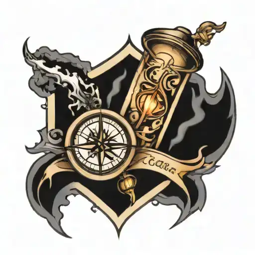 Candle And Thunder And Compass