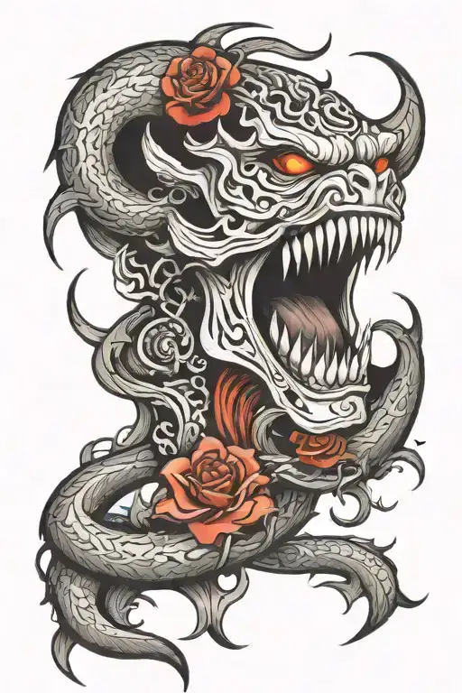 Anger Silence Scar Maximum Tattoo Length 20Cm