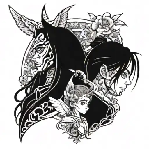 Veguetta With Daughter Based On Anime Character Playing