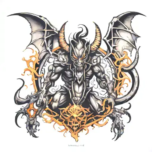 Dark Angerl Fighting Demons