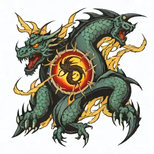 Dragon And Lightning