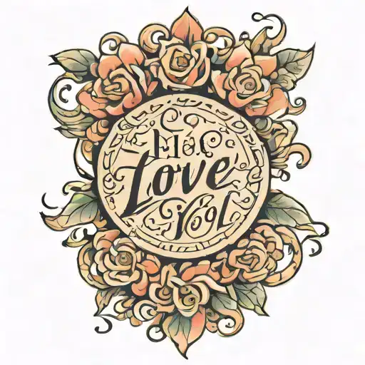 Name Written Inside Representing Your Love You Know