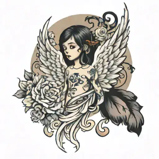 Lljm With An Angel Wings