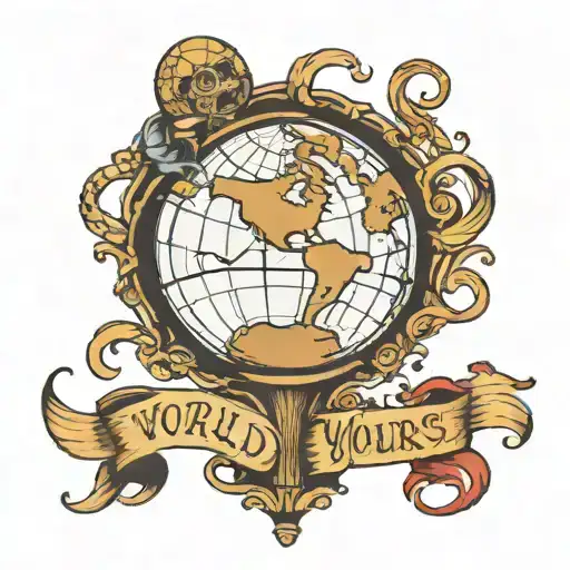The World Is Yours Globe Held