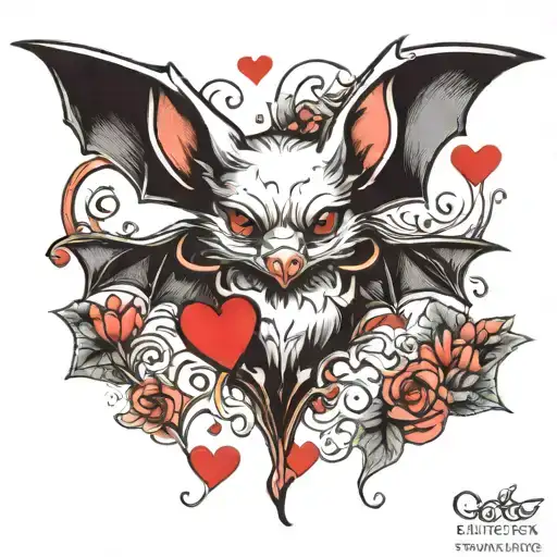 A Bat With Hearts