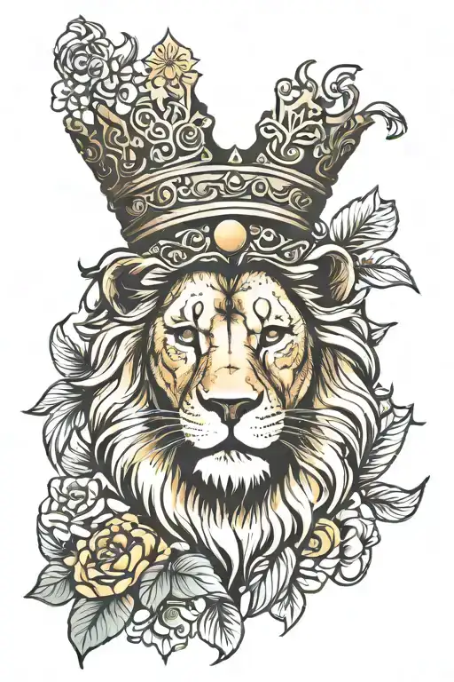 Lion With Crown