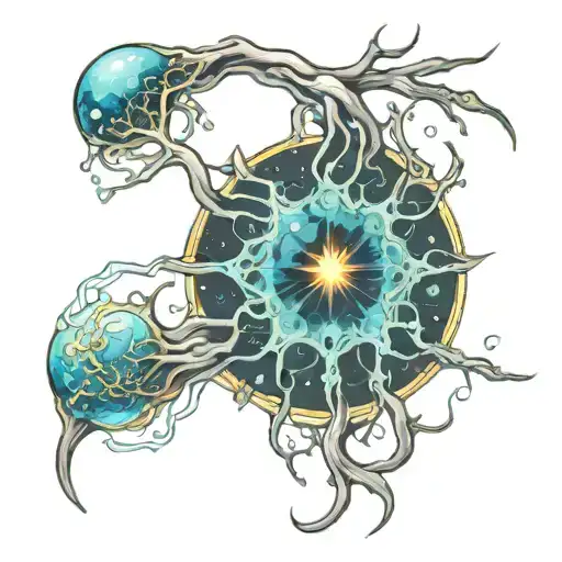 Nova Galaxy Inside Representing The Client's Neurons