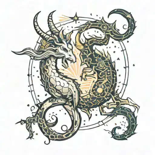 Capricorn And Scorpio Constellation Merging
