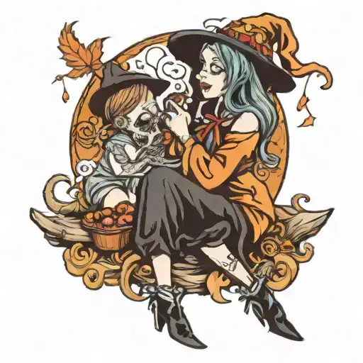 Witch Eating A Child