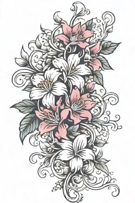 Birth Flowers On A Vine