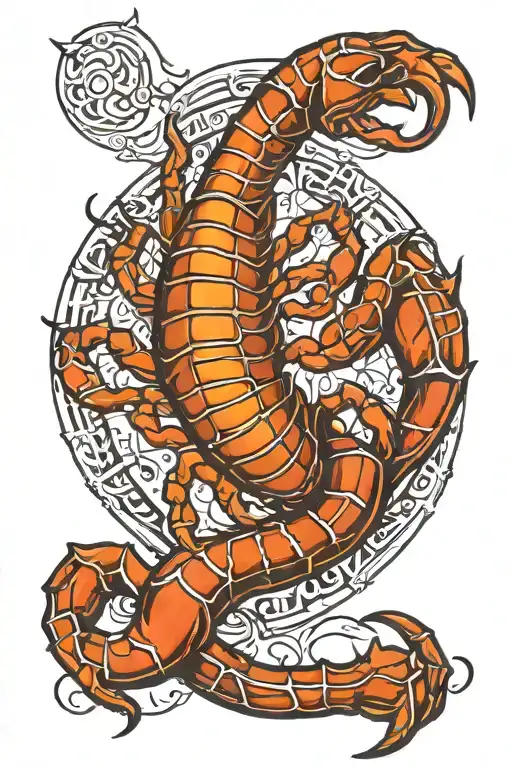 Scorpion Tattoo Design