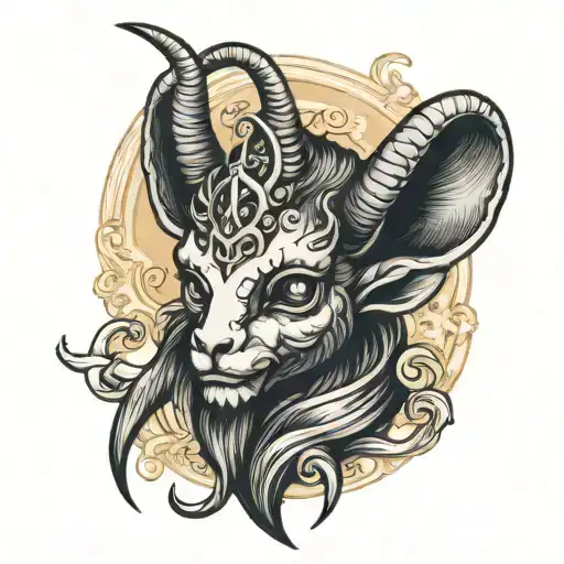 Baby Baphomet Head