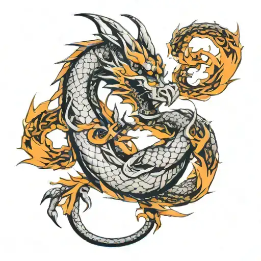 Dragon Around The Neck