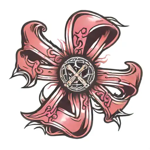 Cancer Ribbon Baseball