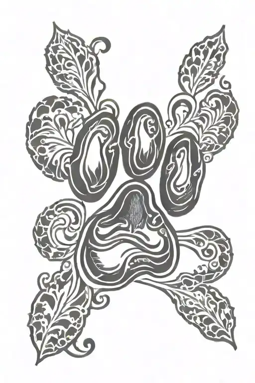 Dog Paw Print