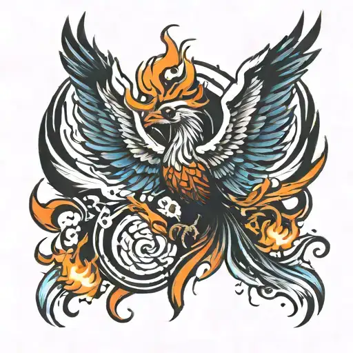 Phoenix Rising From The Ashes