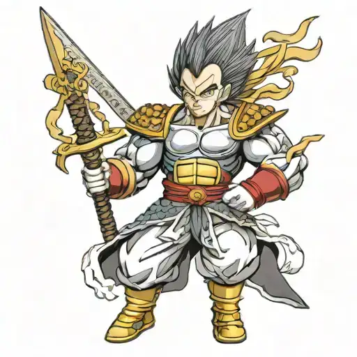 Vegeta Samurai Standing