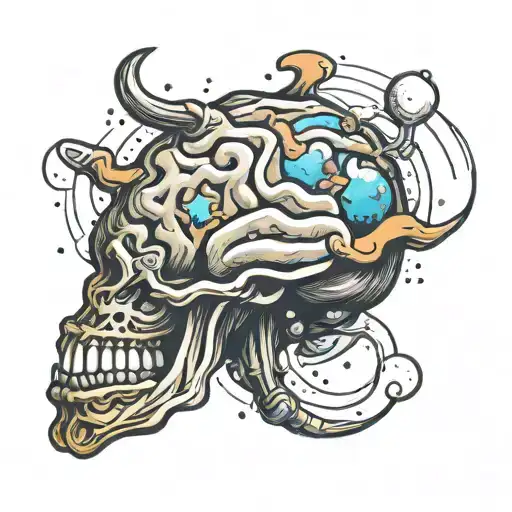 Human Brain In Space