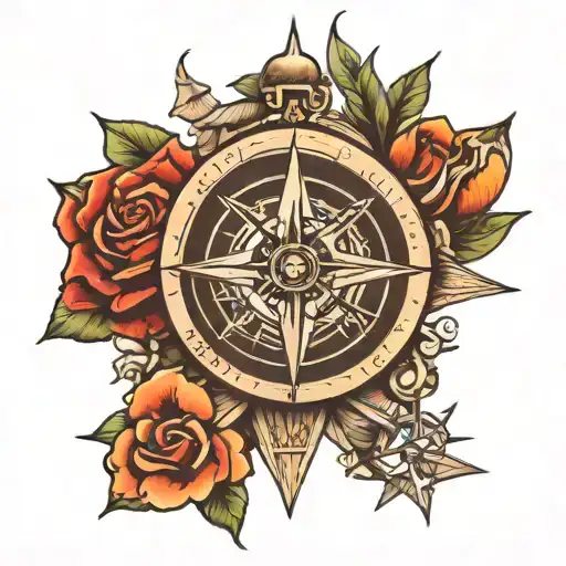 Compass And Rose