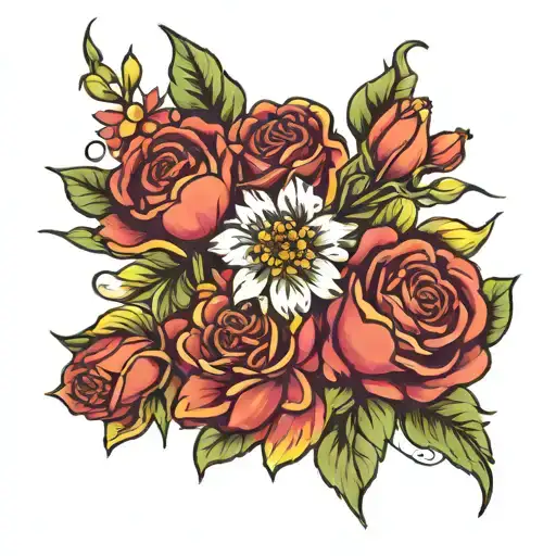 Birth Flower Bouquet