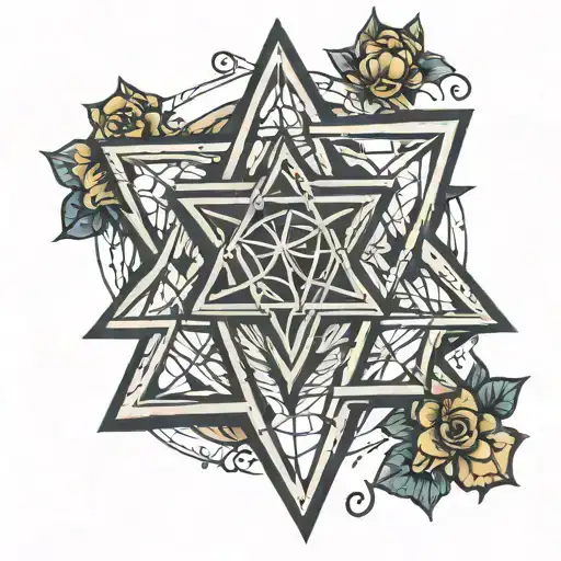 Spider Web Star Of David House