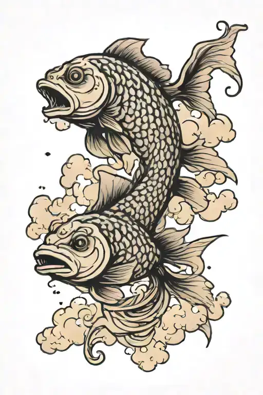 Fish Clouds Surrounding