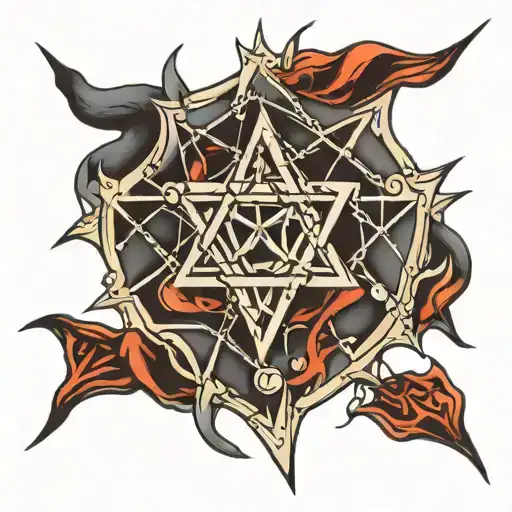 Spider Web Star Of David