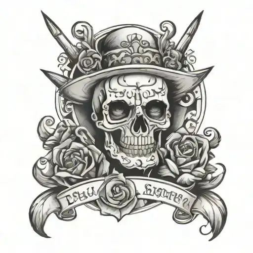 Mexican Gangster Tatto Design