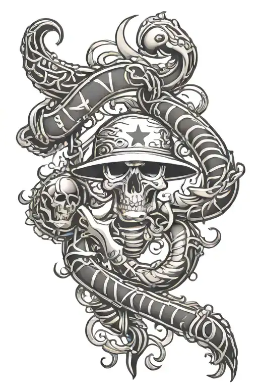 Marines Dna Strand Morphing